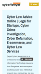 Mobile Screenshot of expertcyberlawyer.com